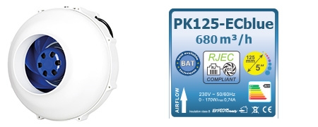 PrimaKlima PK125-ECblue (680m³/h)